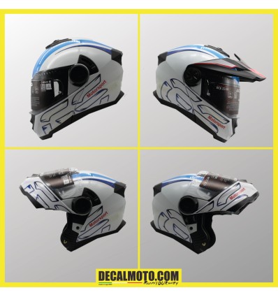 HELMET ACERBIS RIDER MODULARE GS MOTORSPORT
